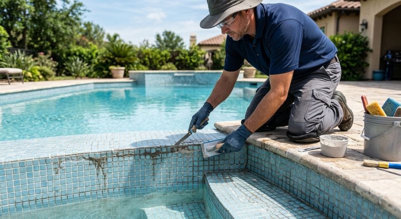 Pool Tile Grouting Service