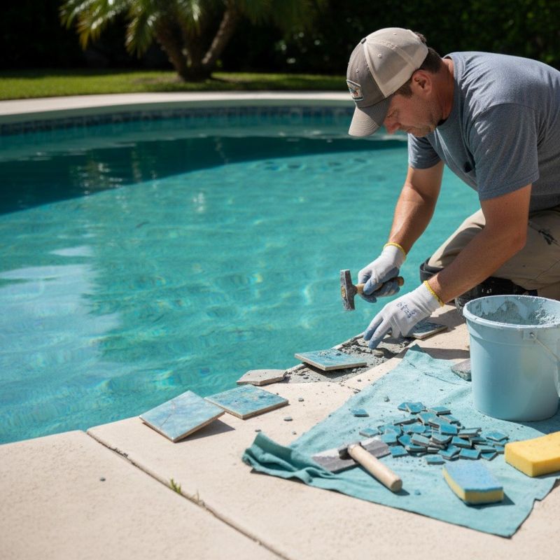Pool Tile Grouting
