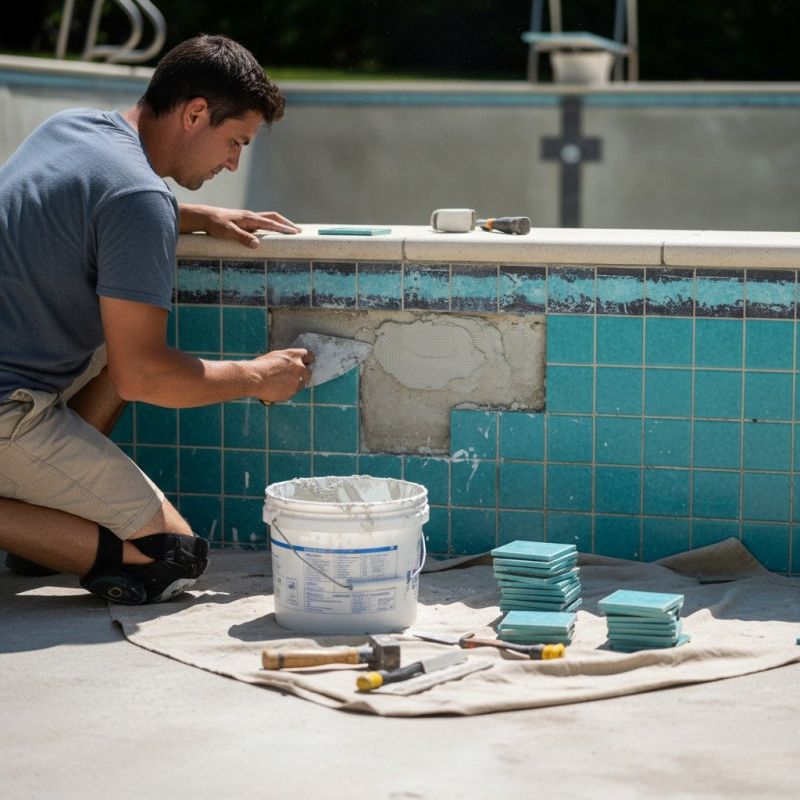 Pool Tile Grouting